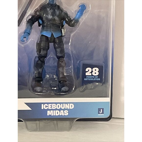 Fortnite Icebound Midas Black Ice Legends Figure Series 1 Number 258 NEW TARGET - Picture 5 of 11